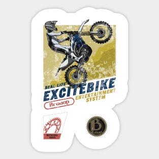 Real Life Excitebike Sticker